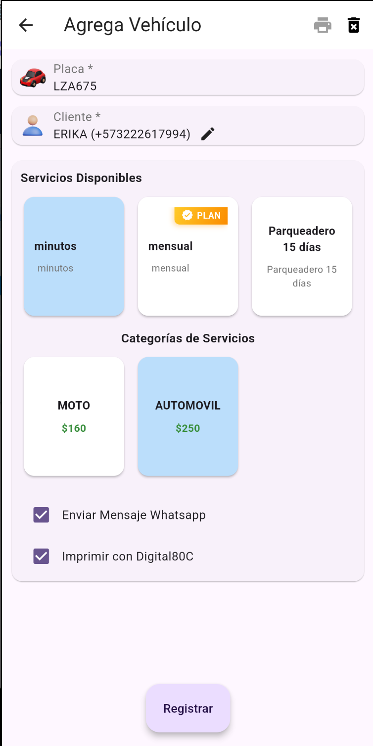 X2 - Módulo de parqueadero, vista 1
