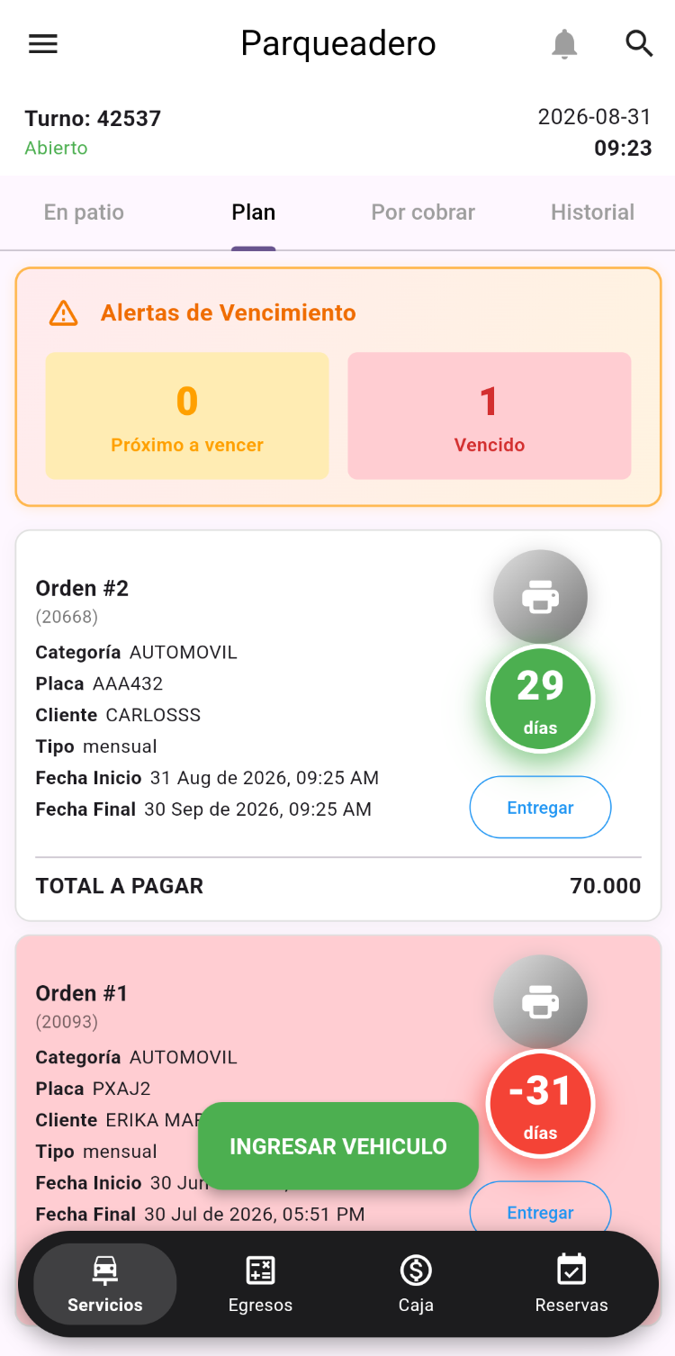 X2 - Módulo de parqueadero, vista 2