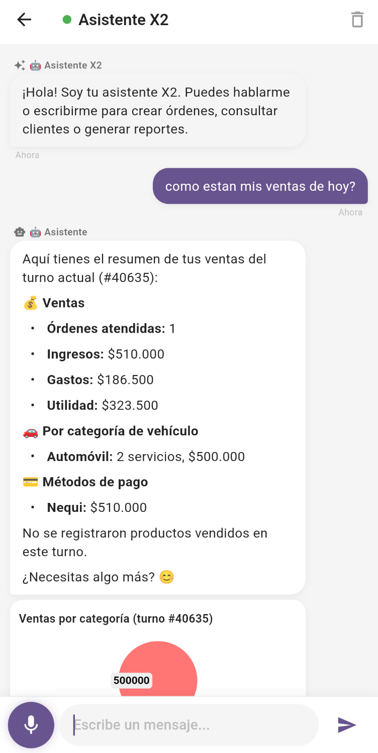 X2 App - Asistente X2 (IA)